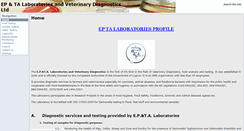 Desktop Screenshot of eptalaboratories.com